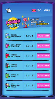 Upgrade screen for the mobile game DAMN! Nation