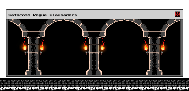Gif for the about page of the game Catacomb Rogue Clawsaders