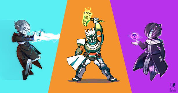 Commissions of Destiny 2 Original Characters