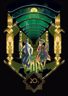 Cover for the player's handbook RPG "Anos 20"