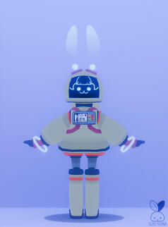 3D low poly model